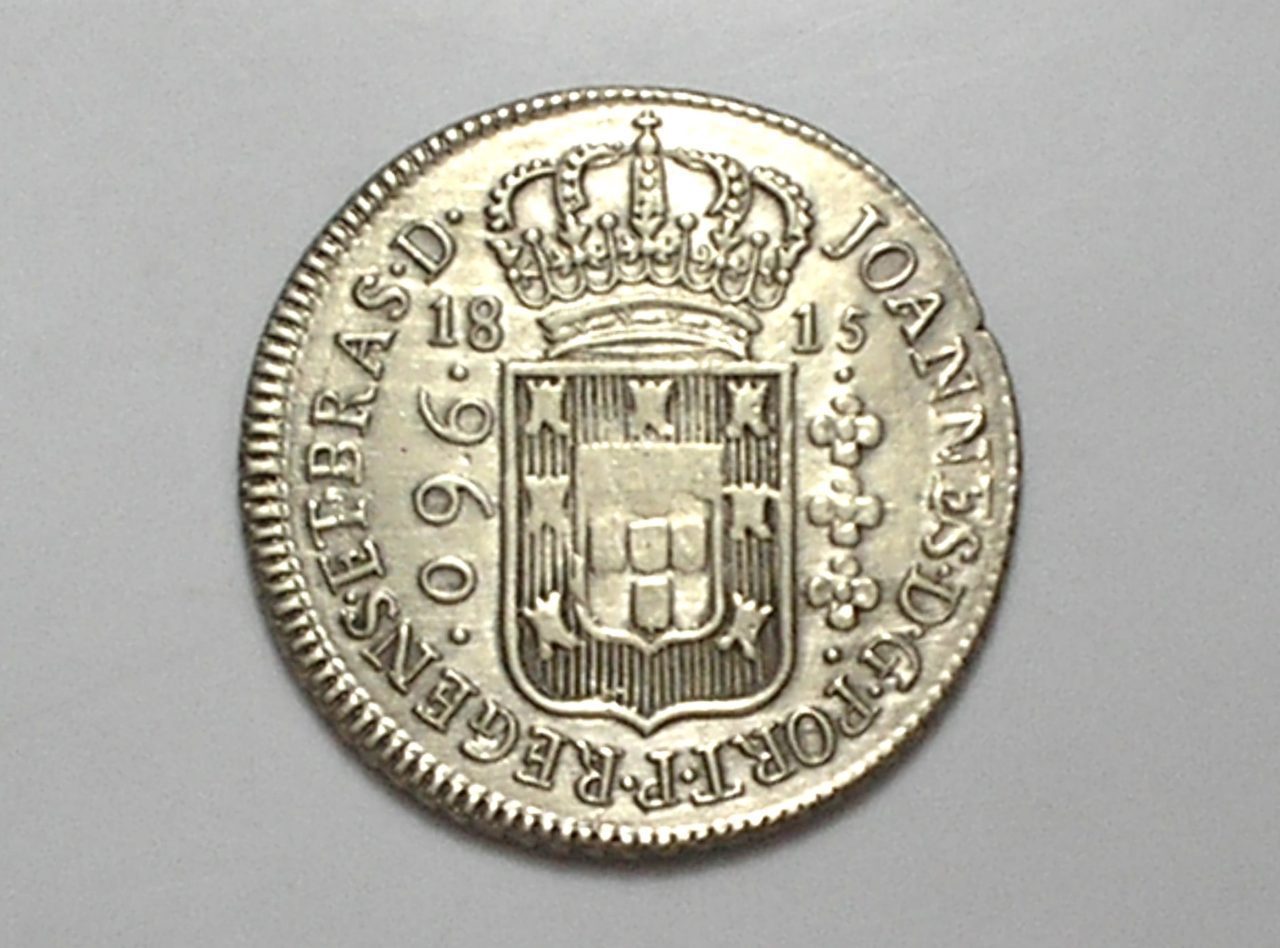 | Casa do Colecionador 960 Reis 1815 B Variante 1a Mbc S Colonia D Joao P Regente 2
