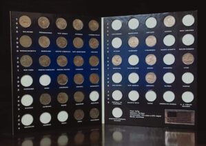 Álbum Quarter Dollar+30 moedas Mbc Sku 1353