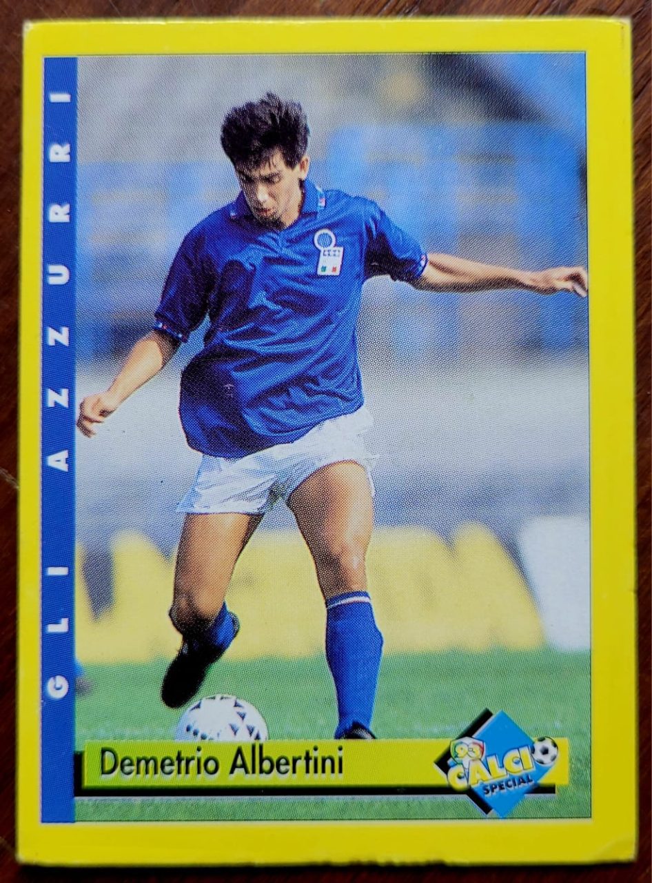 | Casa do Colecionador Card Italiano - Calcio 93 Special Nº 01 - Demetrio Albertini - Milan