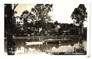 Cartao Posta Fotografico - Cambuquira ( MG ) Lago Parque das Aguas - Anos 60