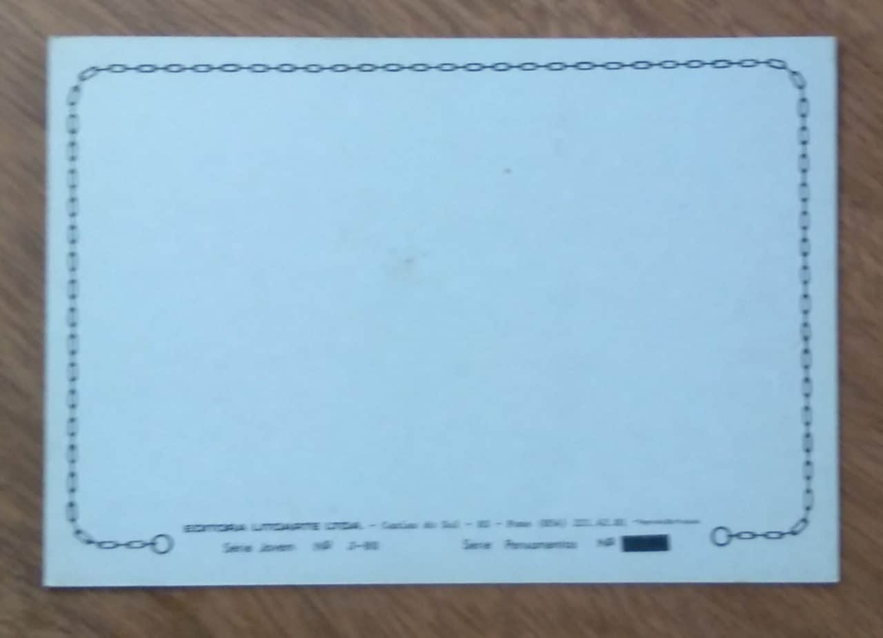 | Casa do Colecionador Cartão Postal Litoarte Jovem 80. Sua pele é tão macia.