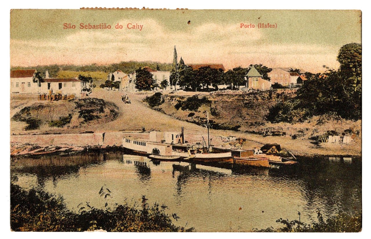 Cartao Postal - Porto - Sao Sebastiao Do Cai - RS - Anos 20
