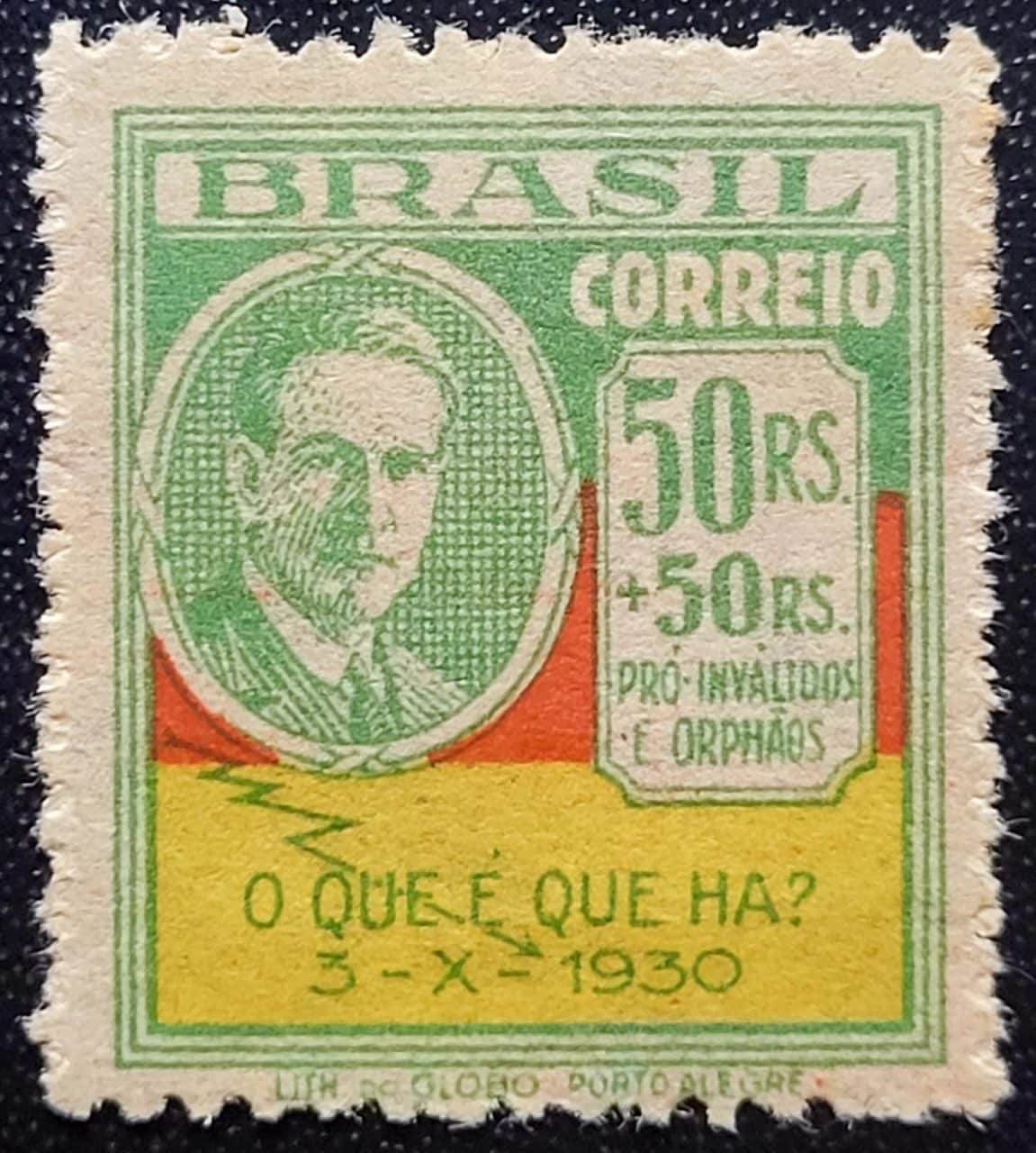 | Casa do Colecionador Comemorativos - RHM C0029 (Novo) 50 Réis - Revolução de 3 de Outubro de 1930 - 29/04/1931