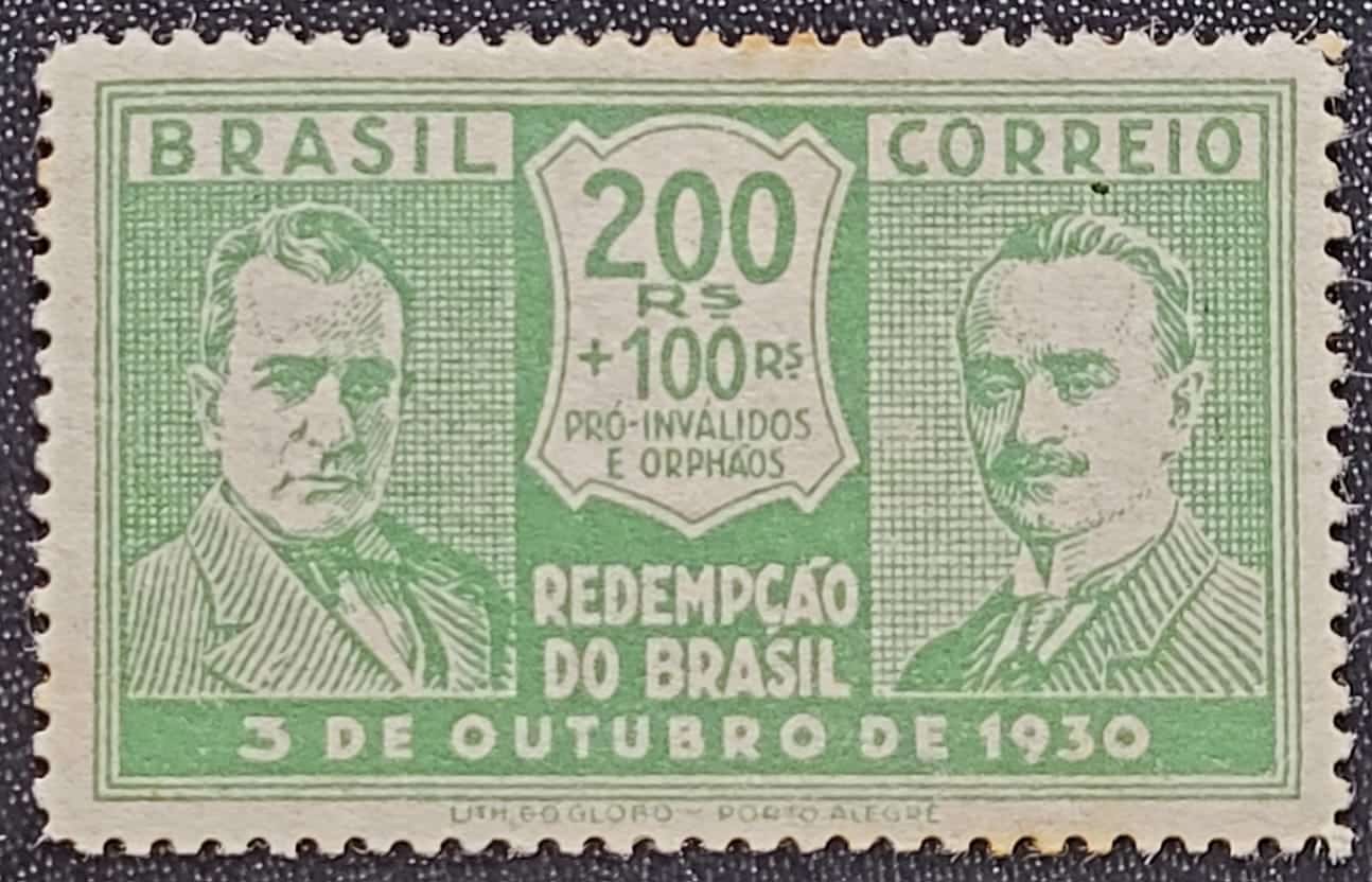 | Casa do Colecionador Comemorativos - RHM C0031 (Novo) 200 Réis - Revolução de 3 de Outubro de 1930 - 29/04/1931
