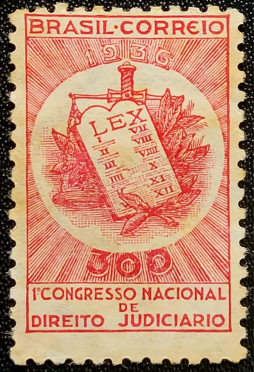 | Casa do Colecionador Comemorativos - RHM C0110 (Novo) 300 Réis - 1º Congresso Nacional de Direito Judiciário RJ - 04/07/1936