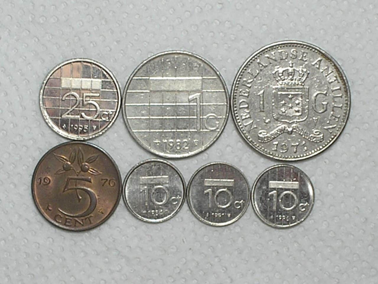 | Casa do Colecionador Holanda) 7 moedas diferentes datas / veja descrição / Bz-Co/Ni / m460.1