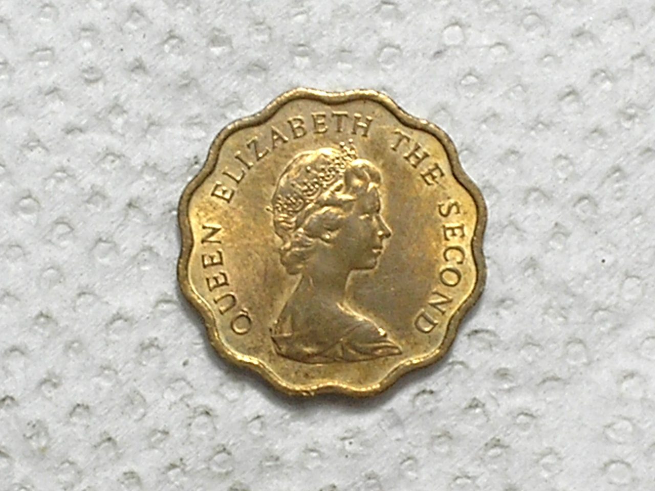| Casa do Colecionador Hong Kong) 20 Cents - 1980 / Fc / Bz/Al / box57
