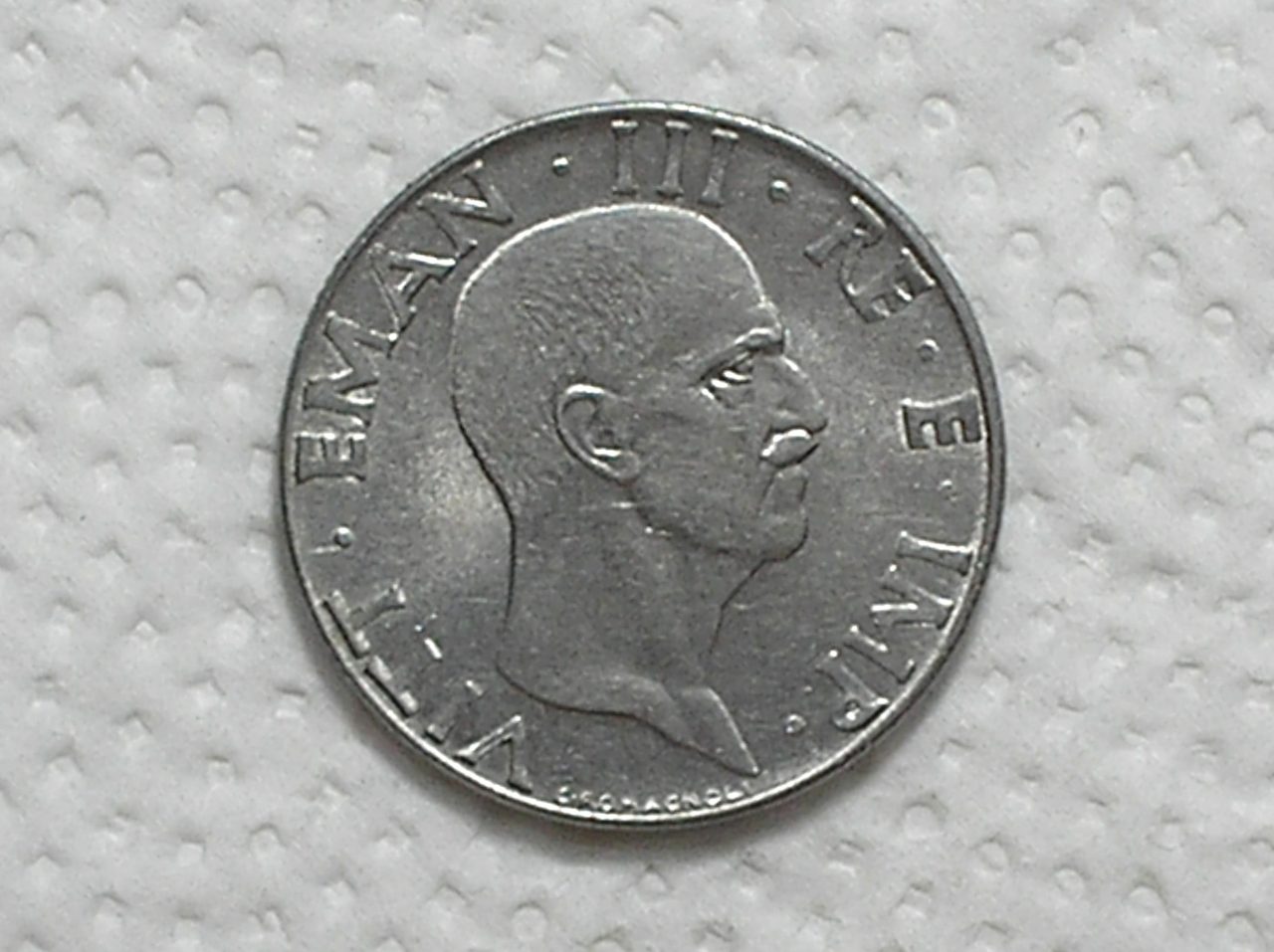 | Casa do Colecionador Italia) 50 Centesimi - 1941 ´Ano Xix ( Magnetica ) / Sob / St. / box58