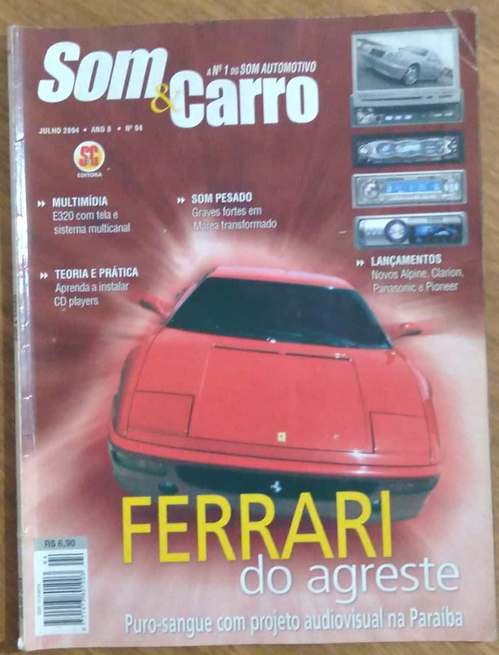 | Casa do Colecionador L27q. Som e carro 94. Ferrari do agreste. Alpine Clarion Panasonic.