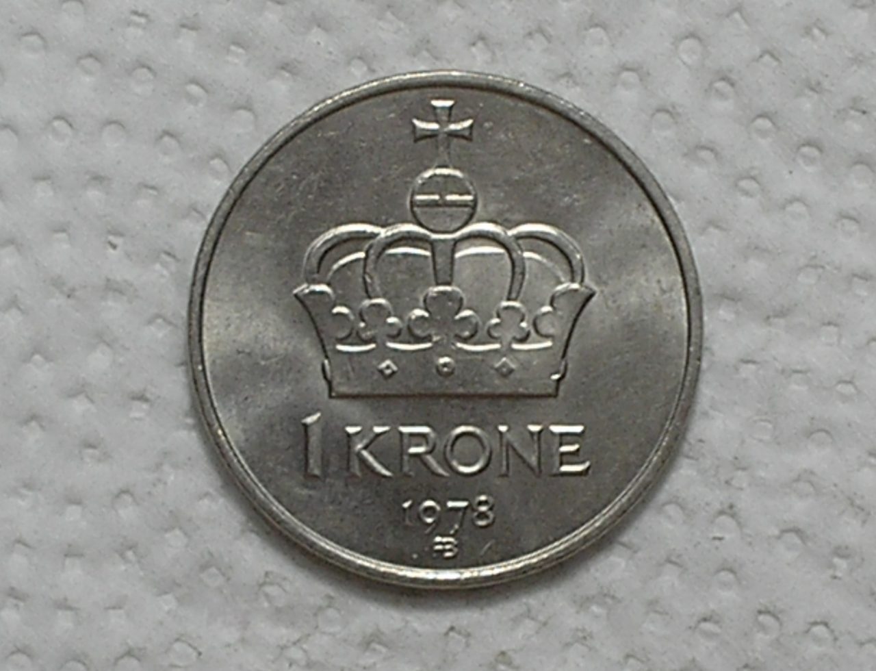 | Casa do Colecionador Noruega) 1 Krone - 1978 / Fc / Co/Ni / box58