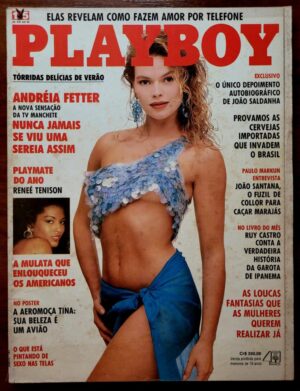 Playboy Nº 183 - Andréia Fetter (Revista com Pôster) Outubro 1990