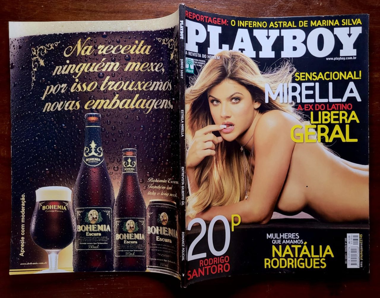 | Casa do Colecionador Playboy Nº 385 - Mirella Santos (Revista com Pôster) Junho 2007