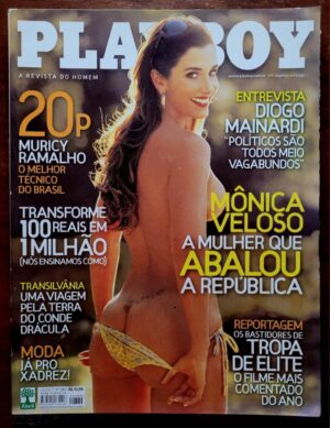 Playboy Nº 389 - Mônica Veloso (Revista com Pôster) Outubro 2007