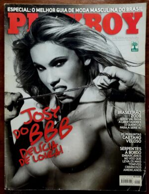 Playboy Nº 408 - Josy Oliveira (Big Brother Brasil) Revista com Pôster - Maio 2009