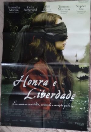 Poster cartaz 64 X 94 cm do filme Honra e liberdade.