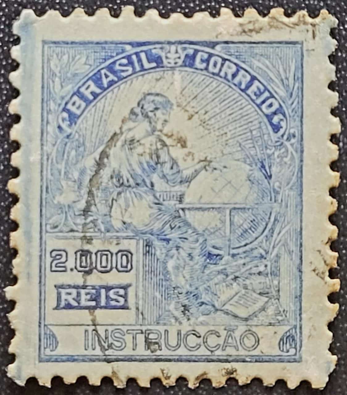 | Casa do Colecionador Regulares - RHM 207 (Usado) 2.000 Réis - Instrução - Vovó Parte 1 - 1921/1926