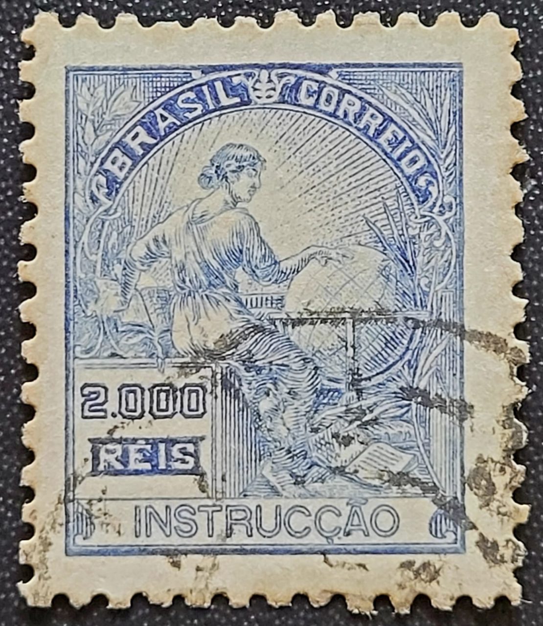| Casa do Colecionador Regulares - RHM 207 (Usado) 2.000 Réis - Instrução - Vovó Parte 1 - 1921/1926