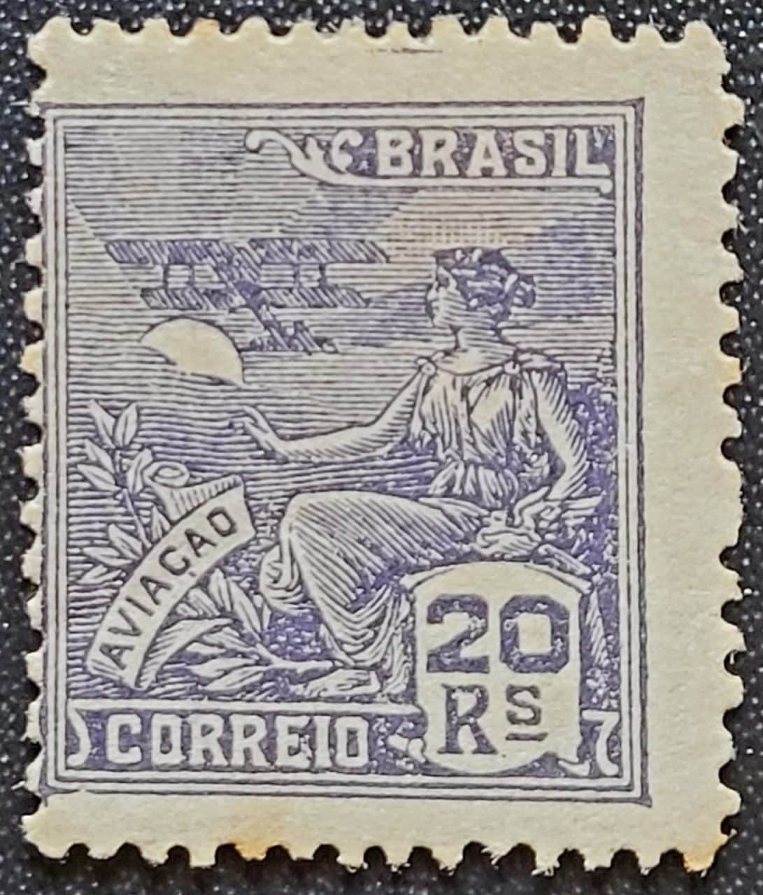 | Casa do Colecionador Regulares - RHM 242 (Novo) 20 Réis - Aviação - Vovó Parte 2 - 1928