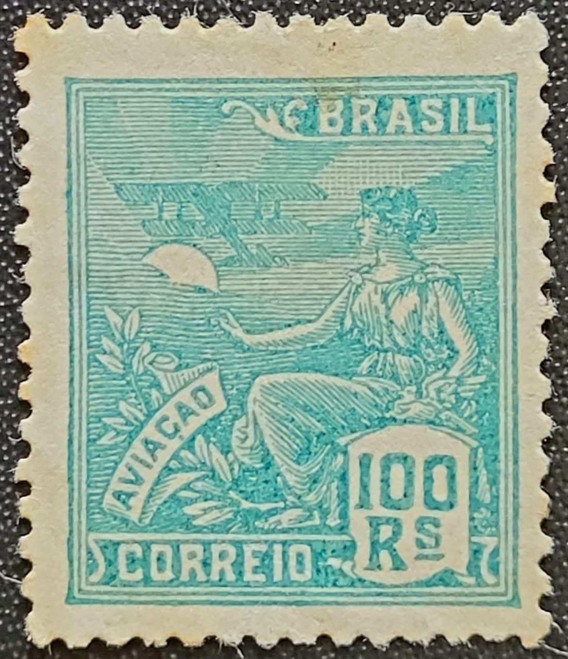 | Casa do Colecionador Regulares - RHM 269 (Novo) 100 Réis - Aviação - Vovó Parte 2 - 1930