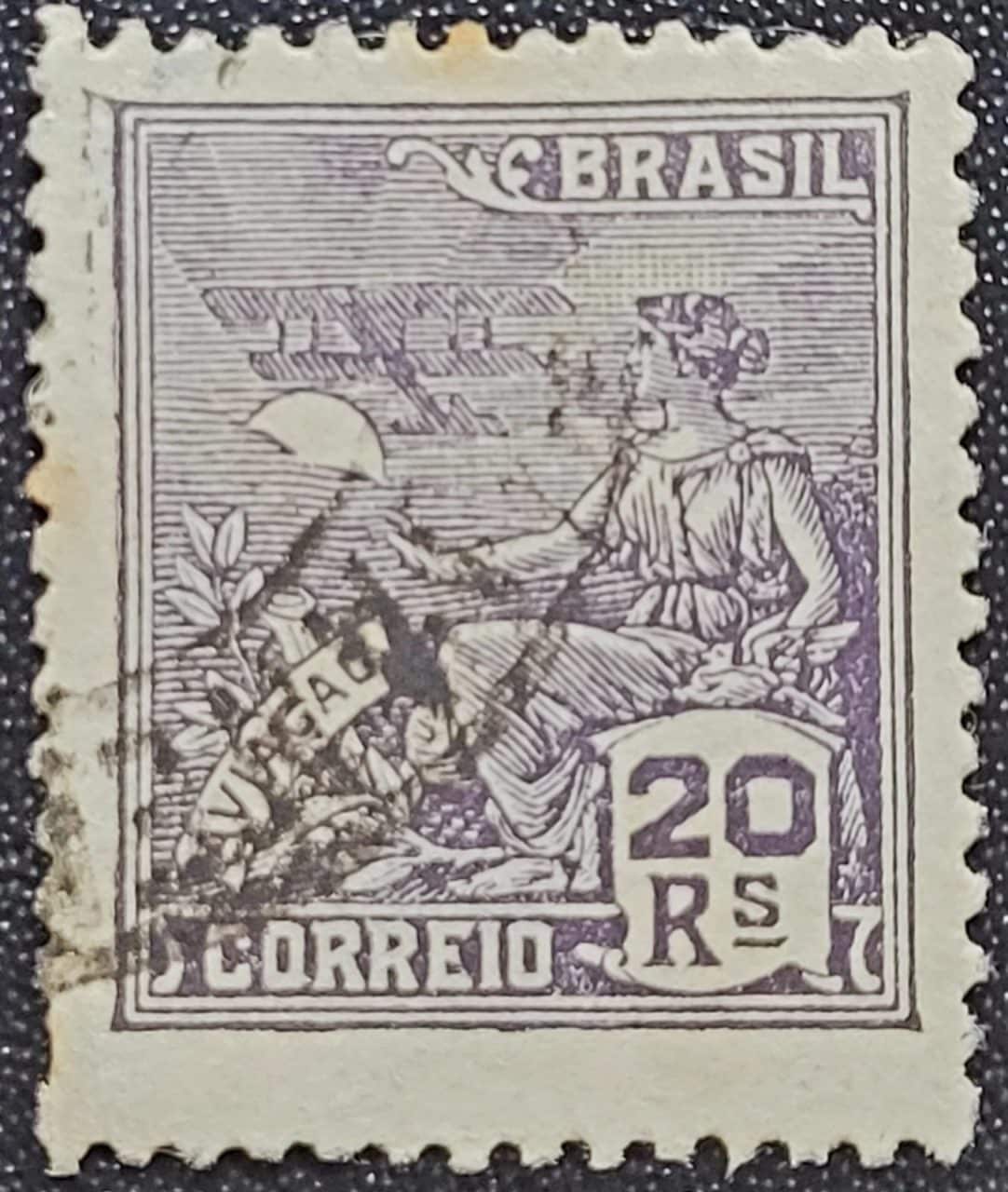 | Casa do Colecionador Regulares - RHM 276 (Usado) 20 Réis - Aviação - Vovó Parte 2 - 1931/1934