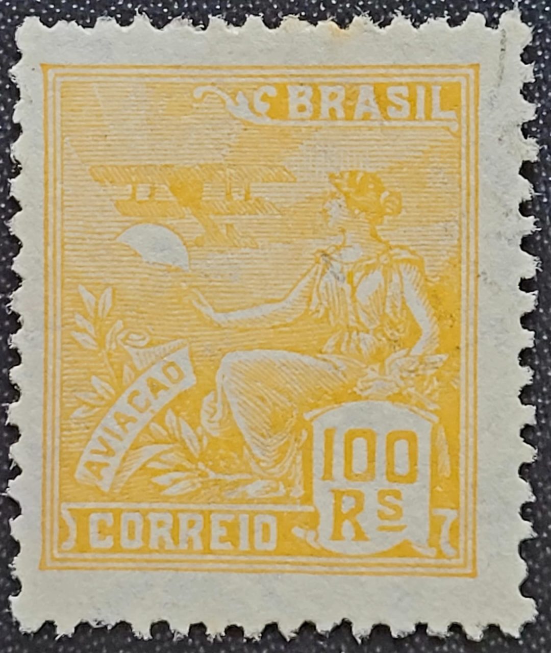 | Casa do Colecionador Regulares - RHM 280 (Usado) 100 Réis - Aviação - Vovó Parte 2 - 1931/1934