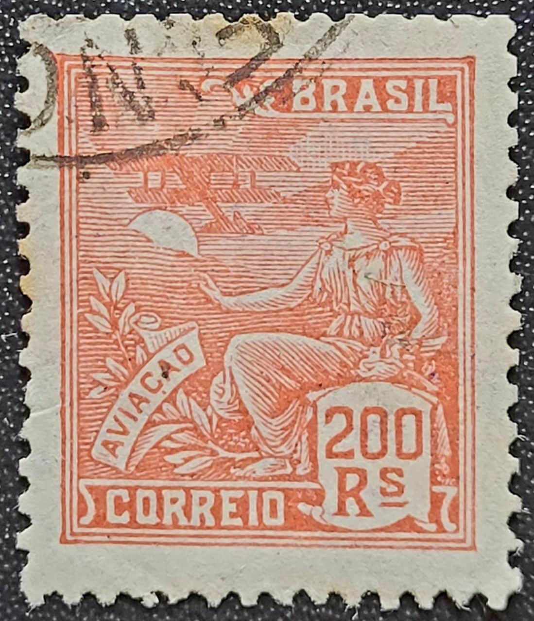 | Casa do Colecionador Regulares - RHM 281 (Usado) 200 Réis - Aviação - Vovó Parte 2 - 1931/1934 (Selos do Brasil)