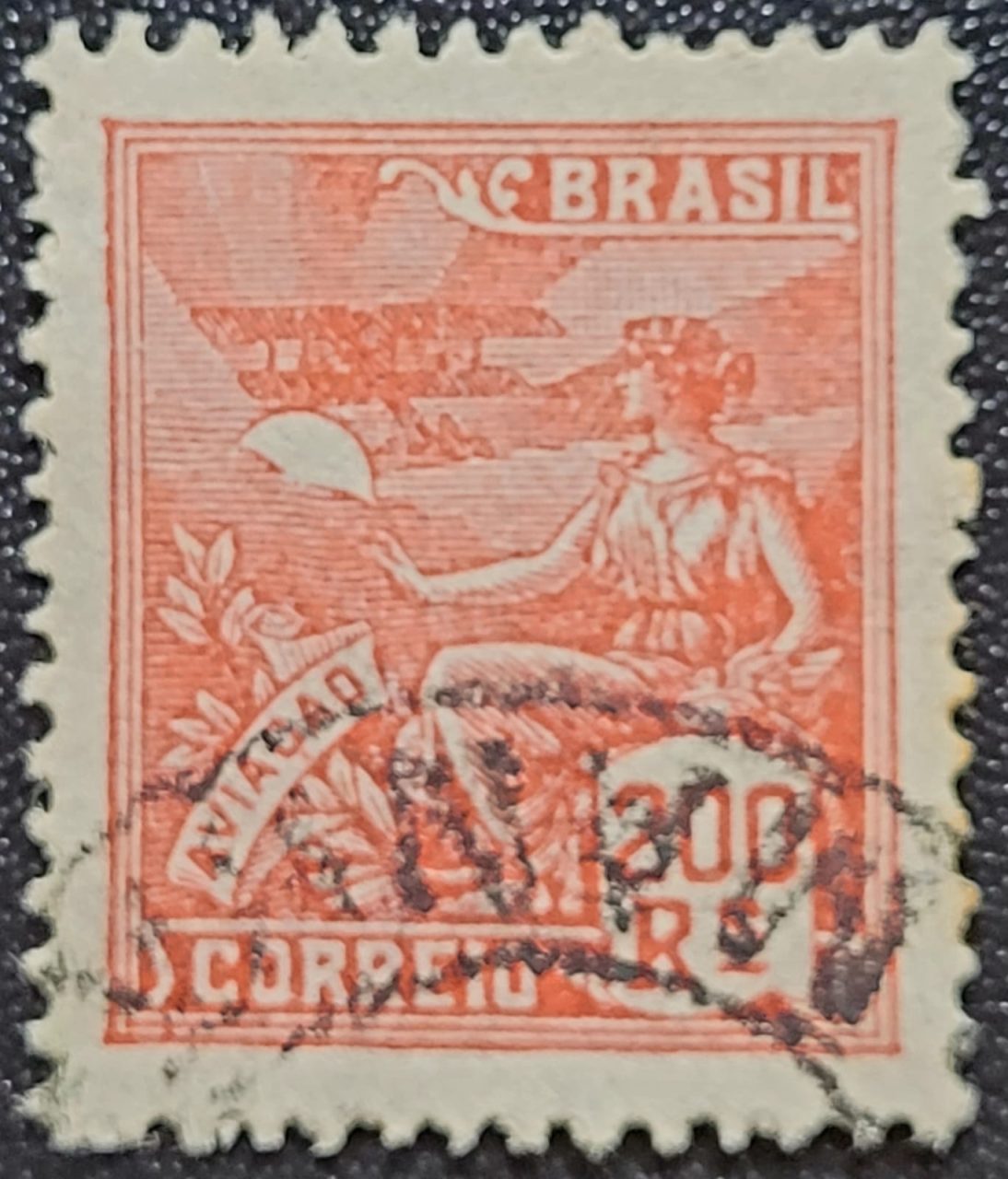 | Casa do Colecionador Regulares - RHM 281 (Usado) 200 Réis - Aviação - Vovó Parte 2 - 1931/1934 (Selos do Brasil)