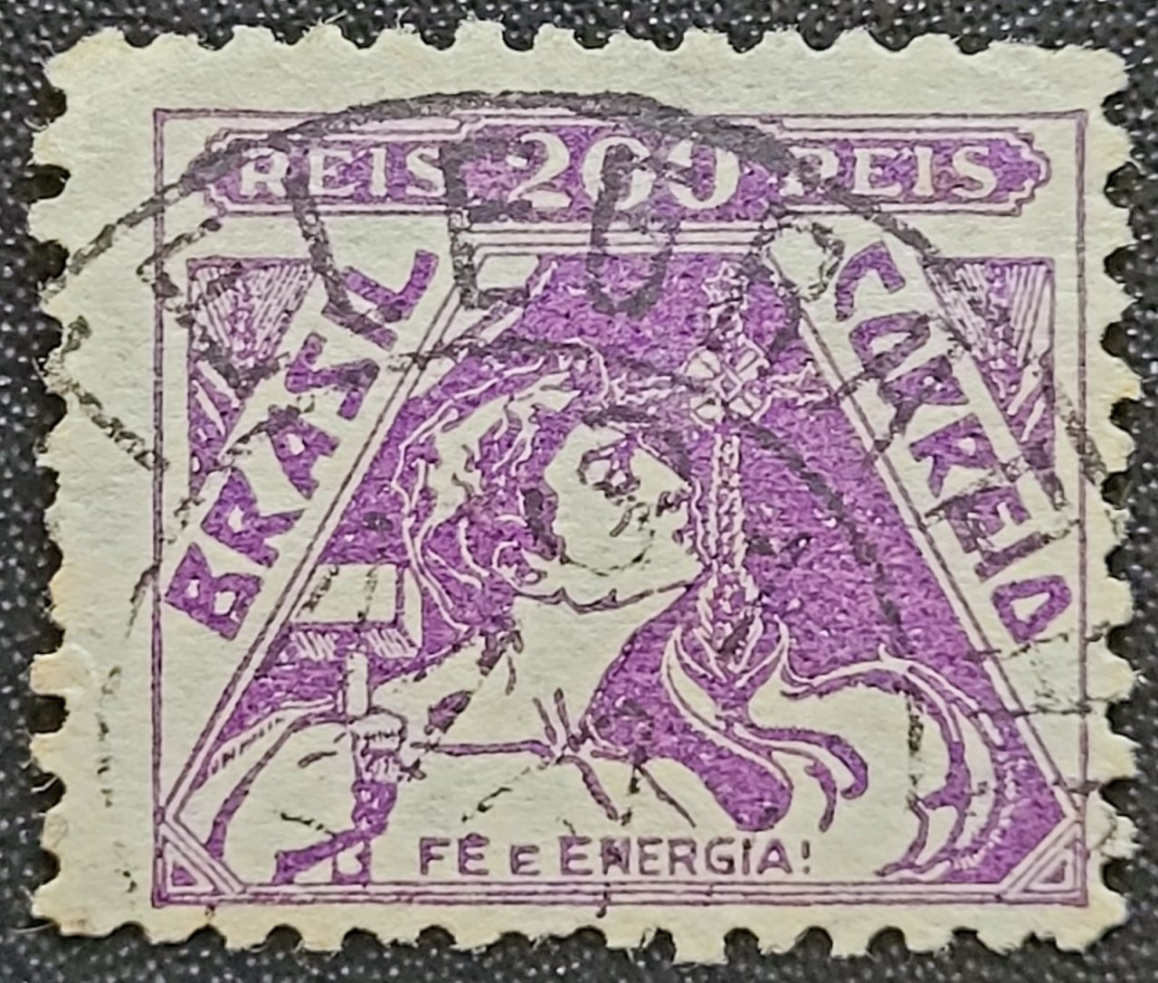 | Casa do Colecionador Regulares - RHM 283 (Usado) 200 Réis - Fé e Energia - Vovó Parte 2 - 1933