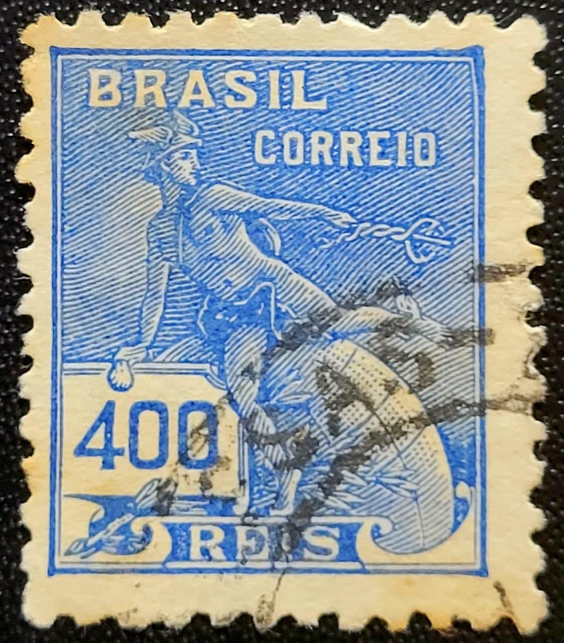 | Casa do Colecionador Regulares - RHM 303 (Novos) Quadra 400 Réis - Mercúrio e Globo - Vovó Parte 2 - 1936/37
