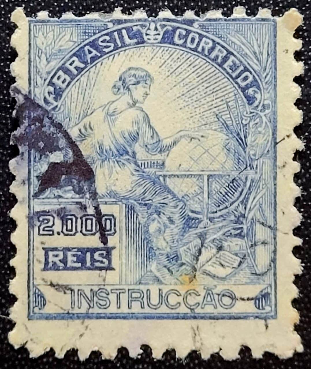 | Casa do Colecionador Regulares - RHM 308 (Usado) 2.000 Réis - Instrução - Vovó Parte 2 - 1936/1937