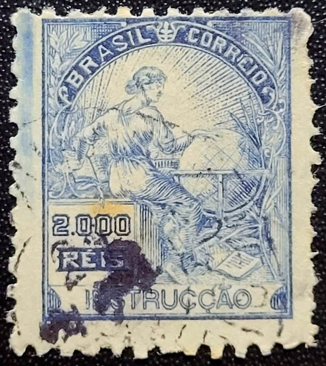 | Casa do Colecionador Regulares - RHM 308 (Usado) 2.000 Réis - Instrução - Vovó Parte 2 - 1936/1937