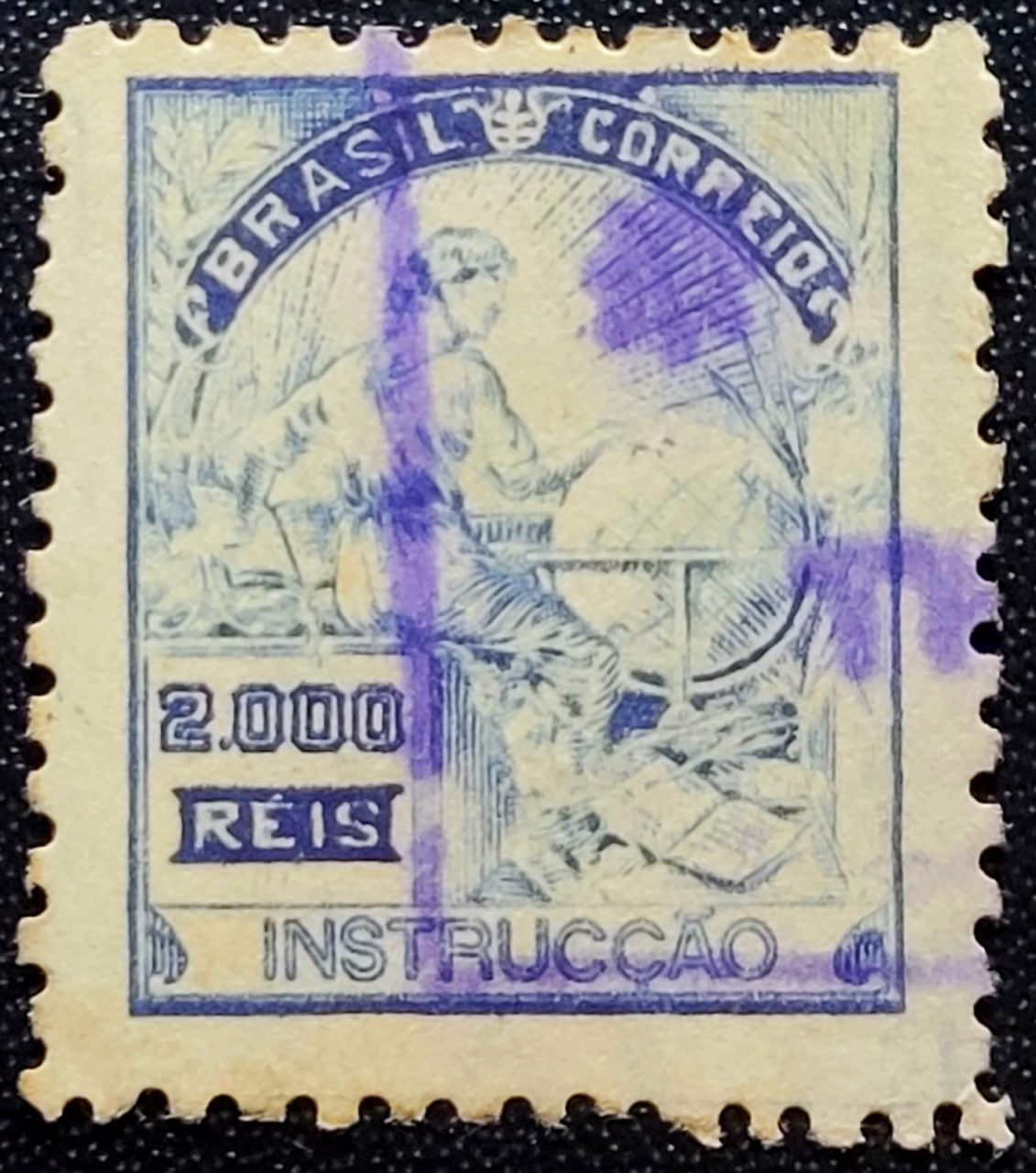 | Casa do Colecionador Regulares - RHM 308 (Usado) 2.000 Réis - Instrução - Vovó Parte 2 - 1936/1937