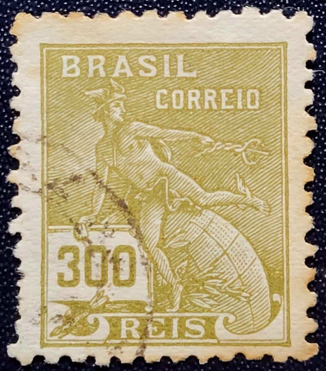 | Casa do Colecionador Regulares - RHM 315 (Usado) 300 Réis - Mercúrio e Glovo - Vovó Parte 2 - 1937/1939