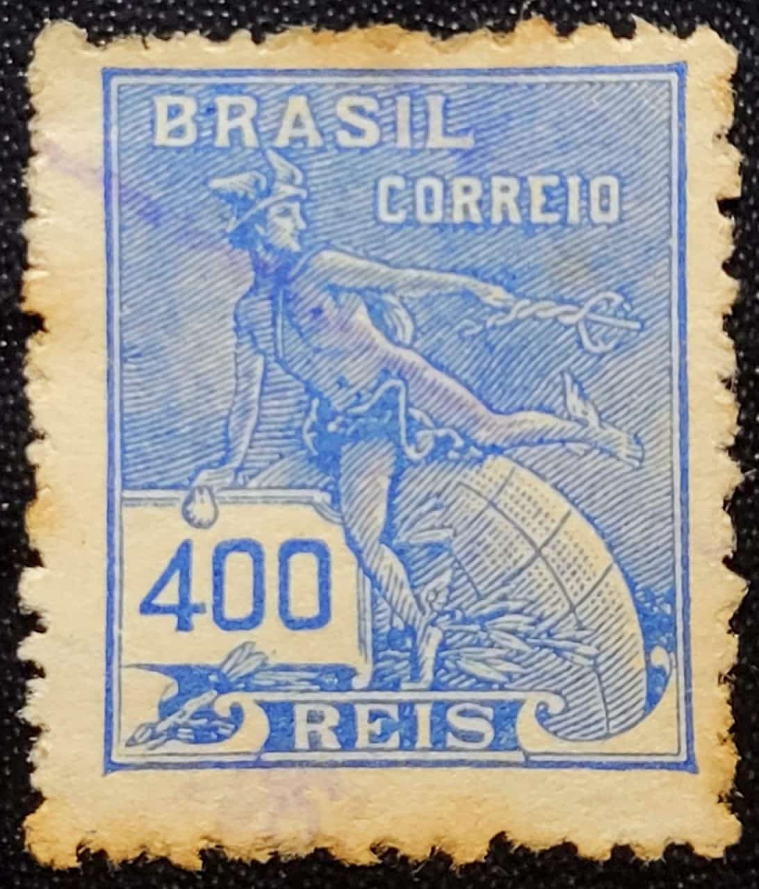 | Casa do Colecionador Regulares - RHM 323 (Usado) 400 Réis - Mercúrio e Globo - Vovó Parte 2 - 1939/40