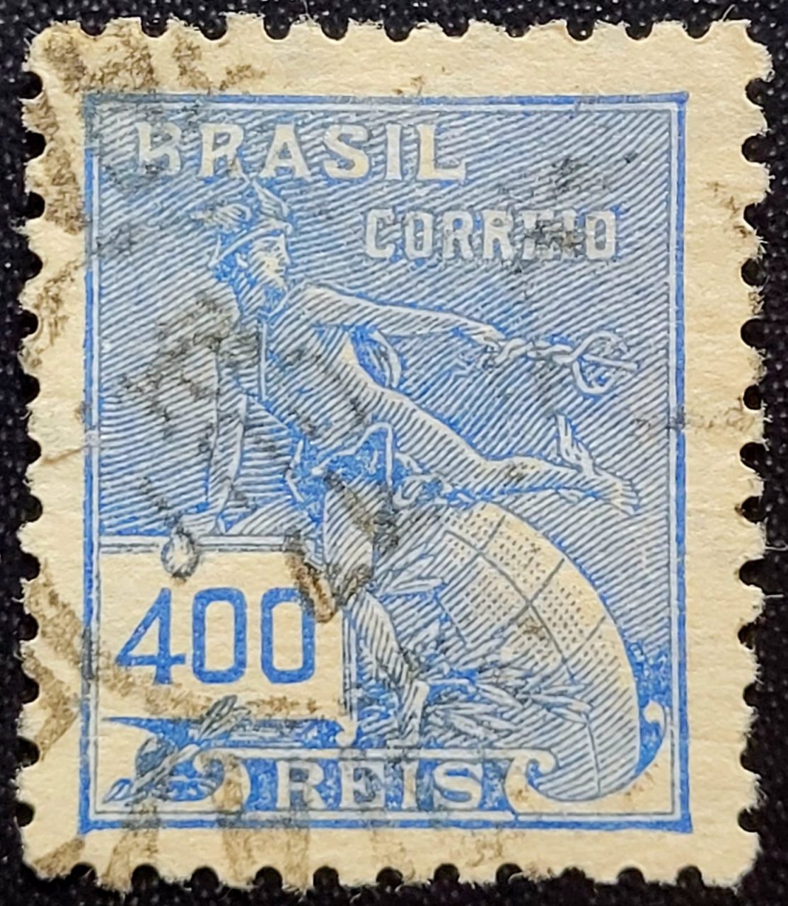 | Casa do Colecionador Regulares - RHM 331 (Usado) 400 Réis - Mercúrio e Globo - Vovó Parte 2 - 1940