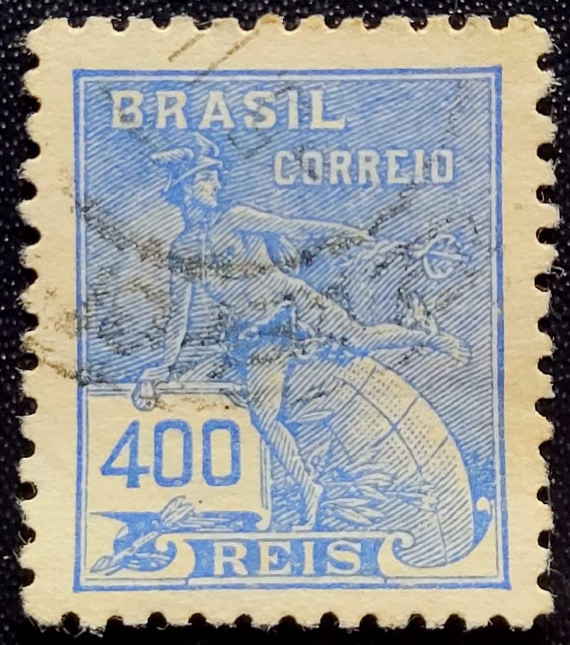 | Casa do Colecionador Regulares - RHM 331 (Usado) 400 Réis - Mercúrio e Globo - Vovó Parte 2 - 1940
