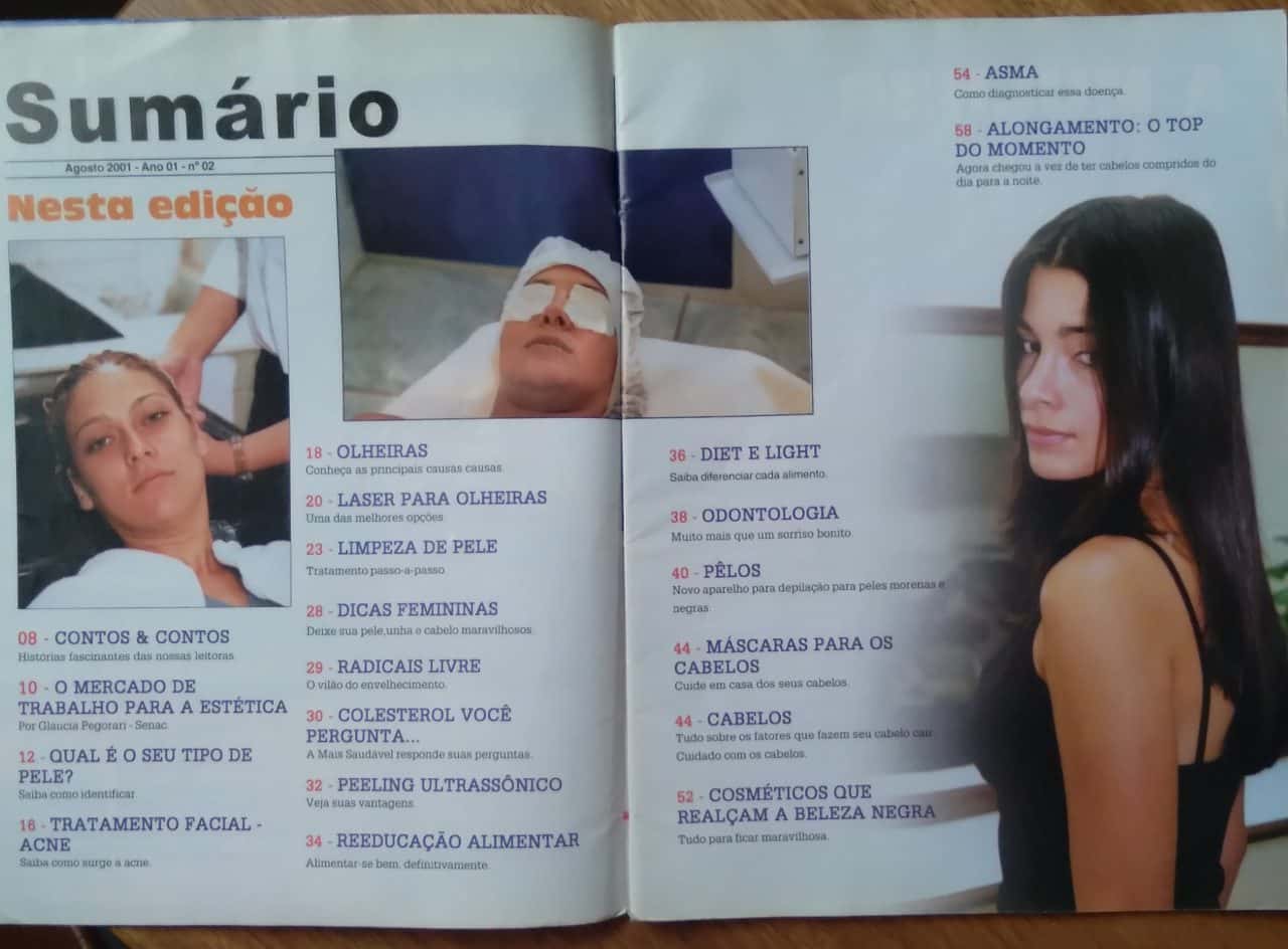 | Casa do Colecionador Revista Mais saudavel 2. Tratamento facial reeducação alimentar.