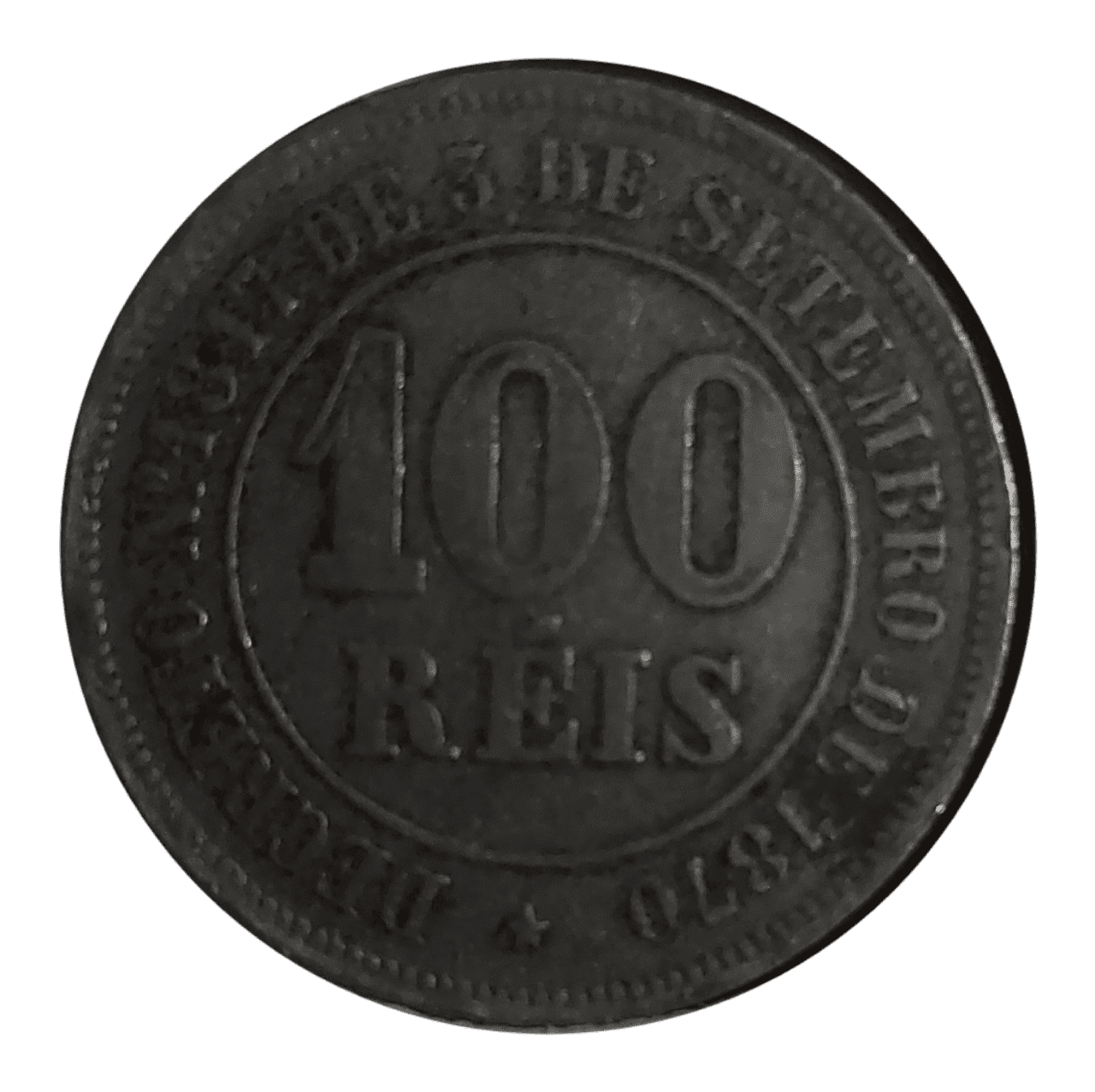 | Casa do Colecionador 100 Réis 1883 Sku 1461