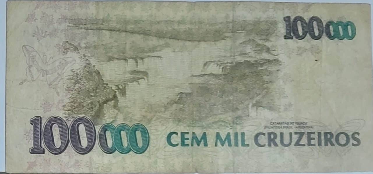 | Casa do Colecionador 100.000 Cruzeiros Sku 1427