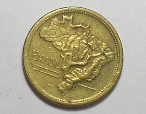 2 Cruzeiro 1946 - Reverso Inclinado Direita / Bz/Al