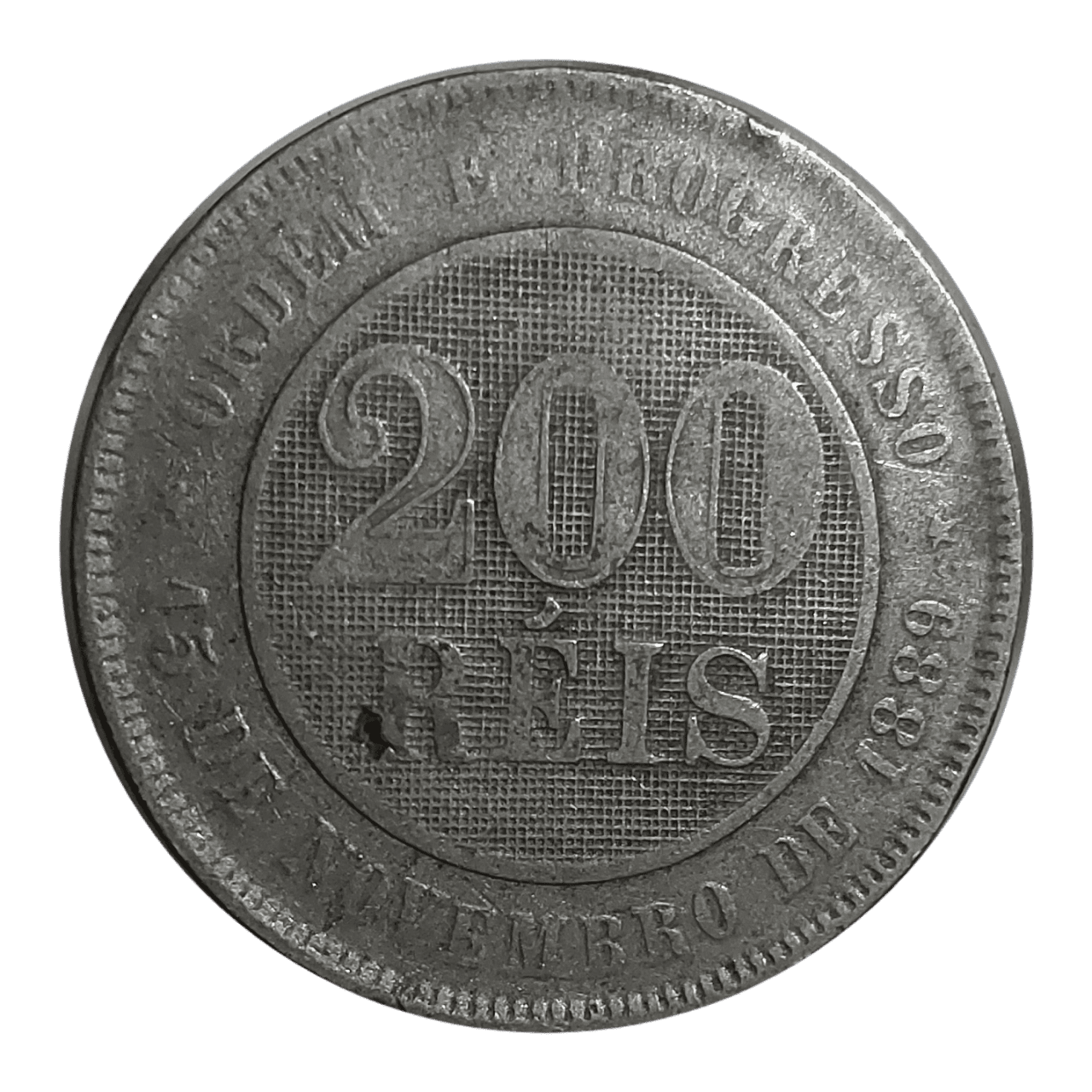 | Casa do Colecionador 200 Réis 1898 Sku 1458