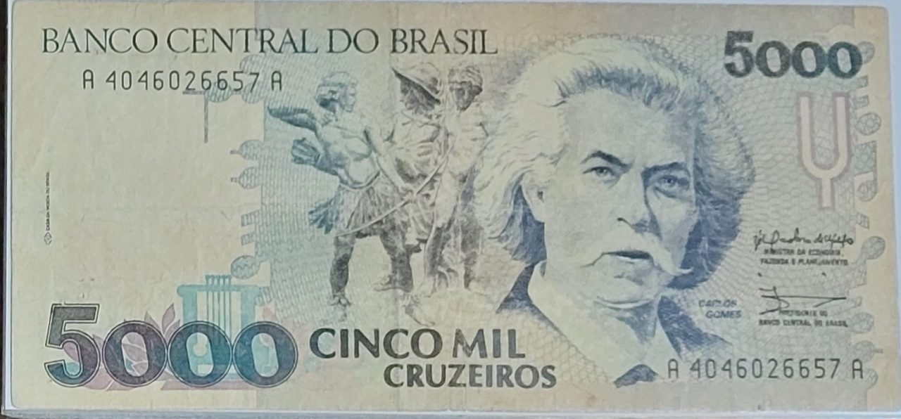 | Casa do Colecionador 5.000 Cruzeiros Sku 1431