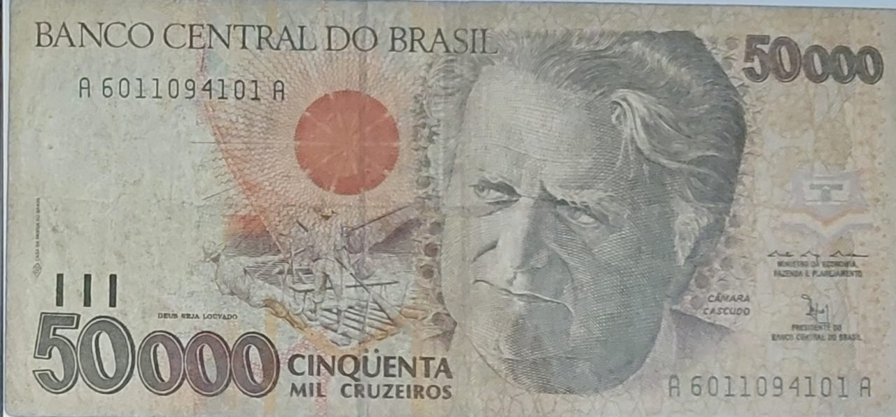 | Casa do Colecionador 50.000 Cruzeiros Sku 1432