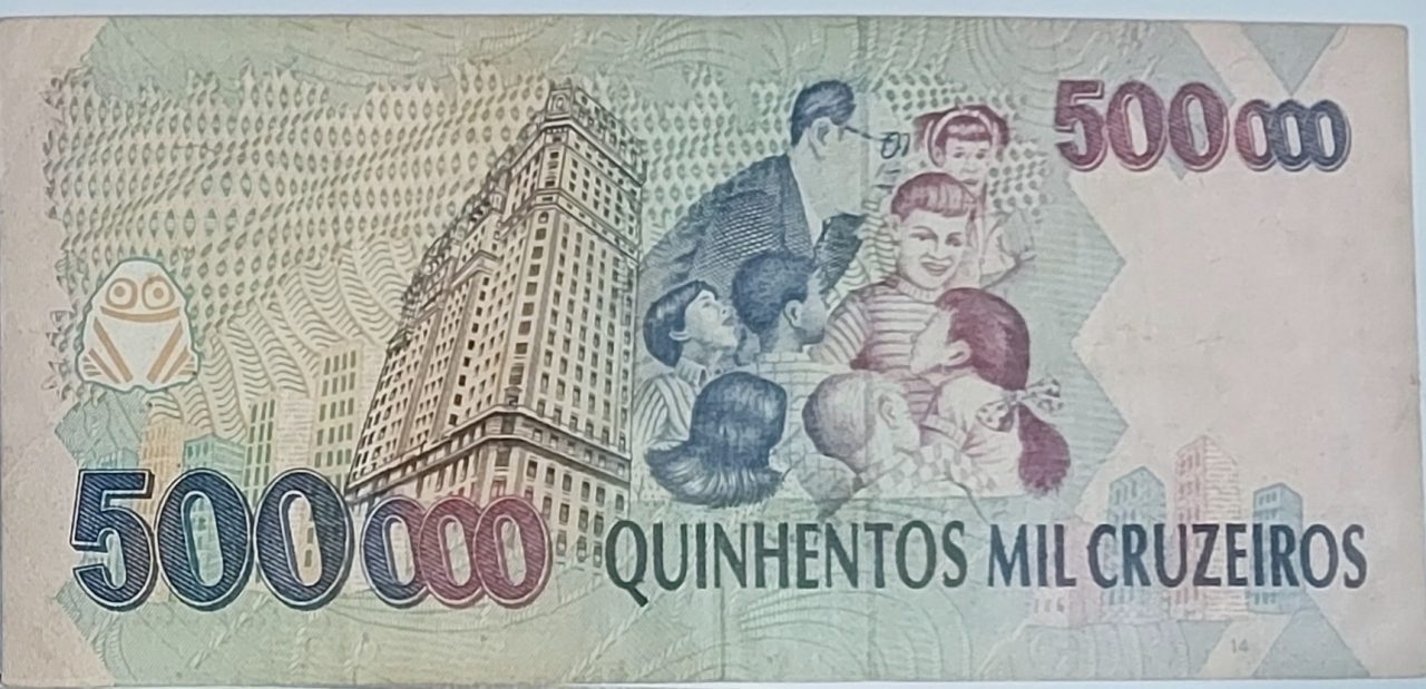 | Casa do Colecionador 500.000 Cruzeiros Sku 1429