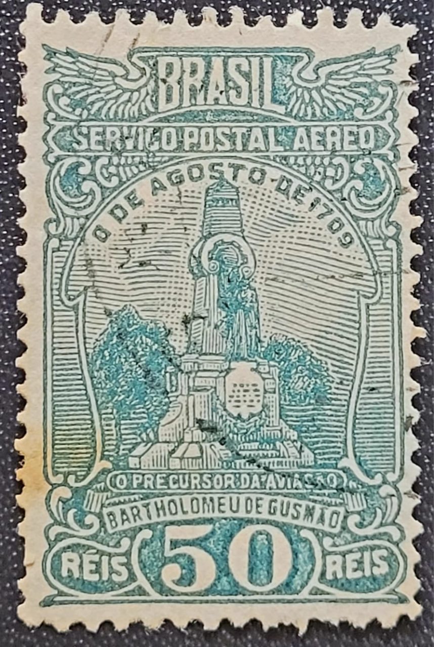 | Casa do Colecionador Aéreos - RHM A017 (Usado) Aeronáutica - Monumento ao Padre Gusmão - 28/10/1929