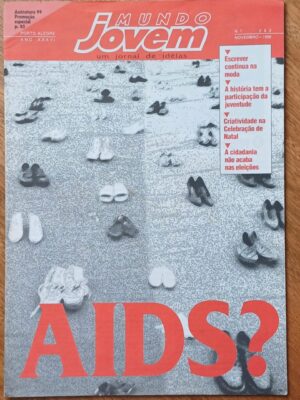 Jornal Mundo jovem 293. Aids escrever juventude eleições criatividade no Natal.