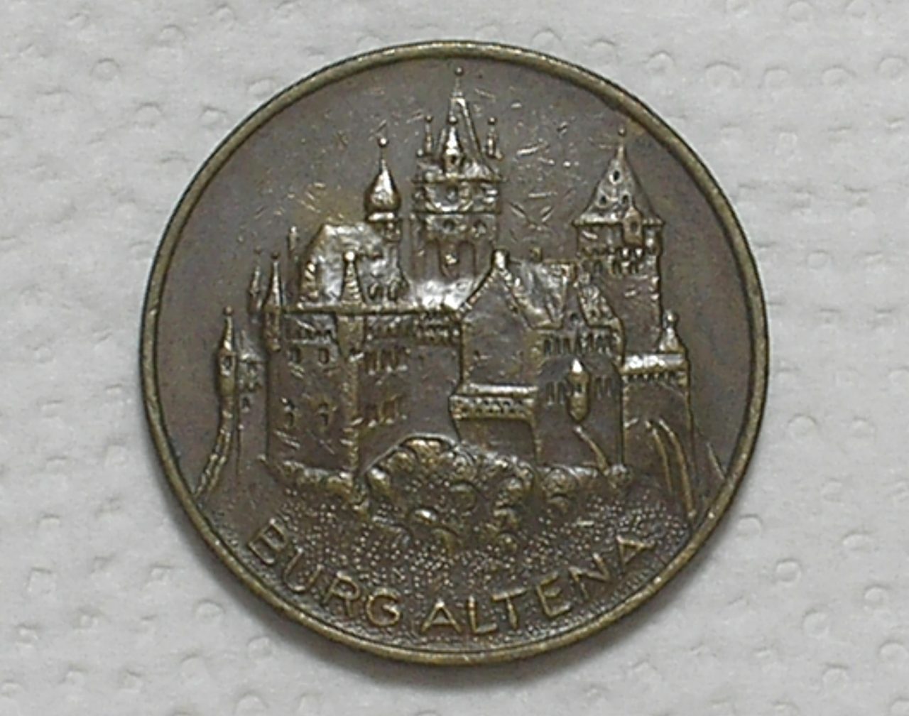 | Casa do Colecionador Medalha metalúrgica empresarial da Alemanha) VDM Vereinigte Deutsche Metallwerke / A.G. / Burgaltena / Bronze / Mbc / box56