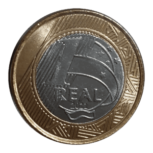 Moedas do mundo Brasil 1 Real 2021 FC Sku 1410