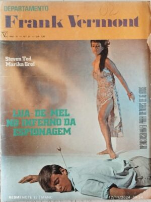 REVISTA DE FOTONOVELAS POLICIAIS FRANK VERMONT.