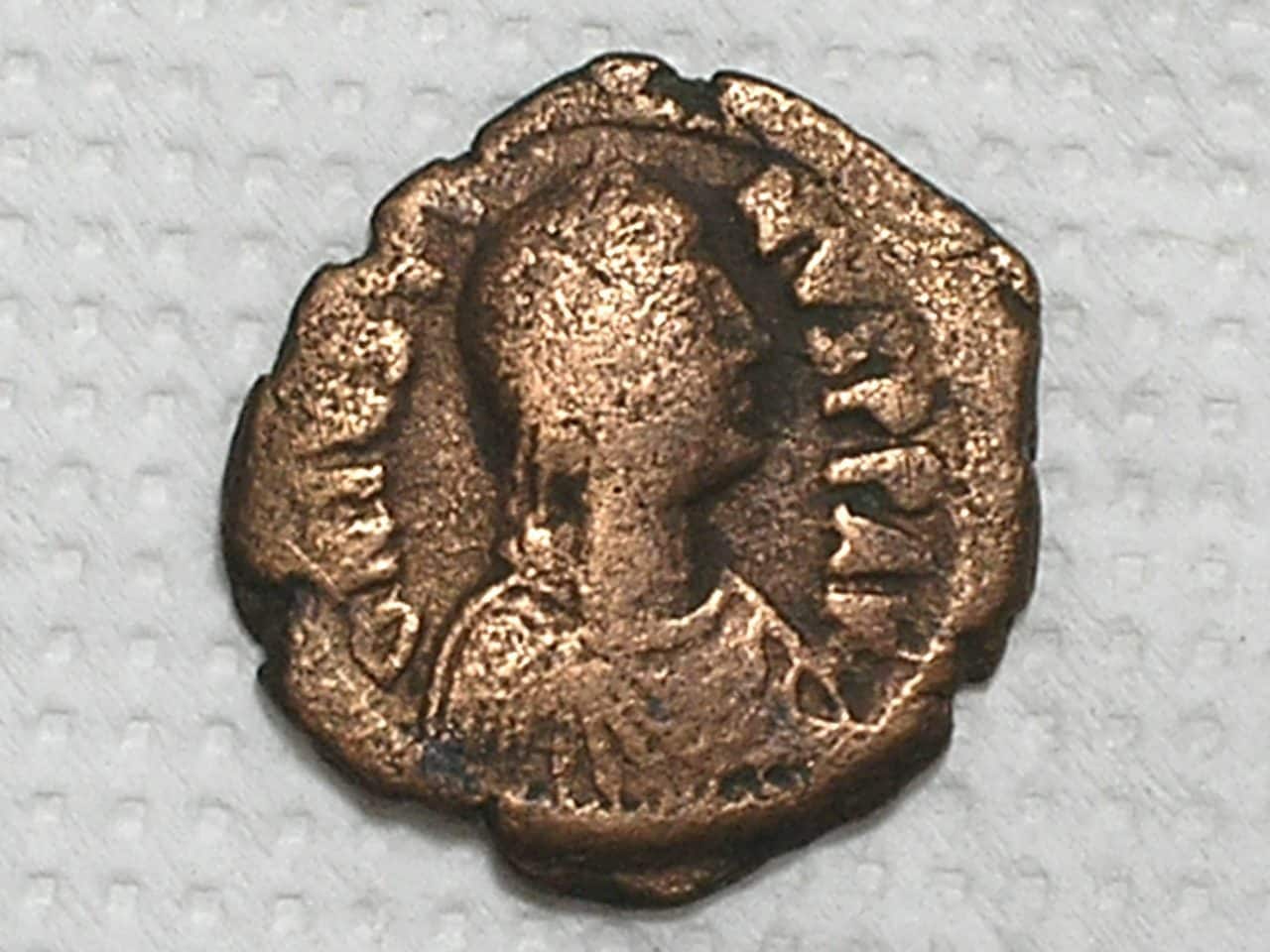 | Casa do Colecionador Romana) Justinian I - Antioch / 527-565 - Ad / Bronze